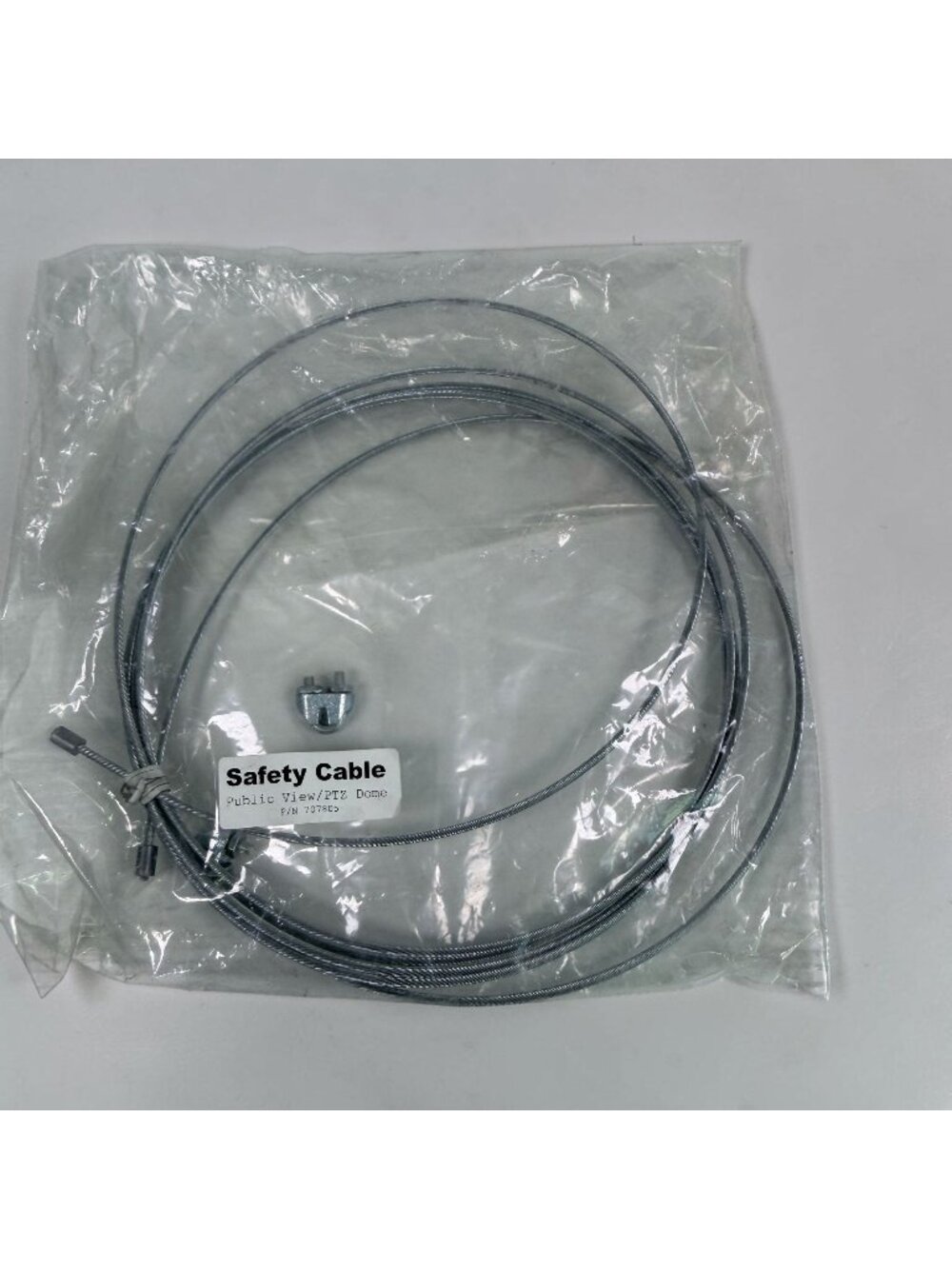 Public View / PTZ Dome Camera Safety Cable P/N 707805 Steel New In Package